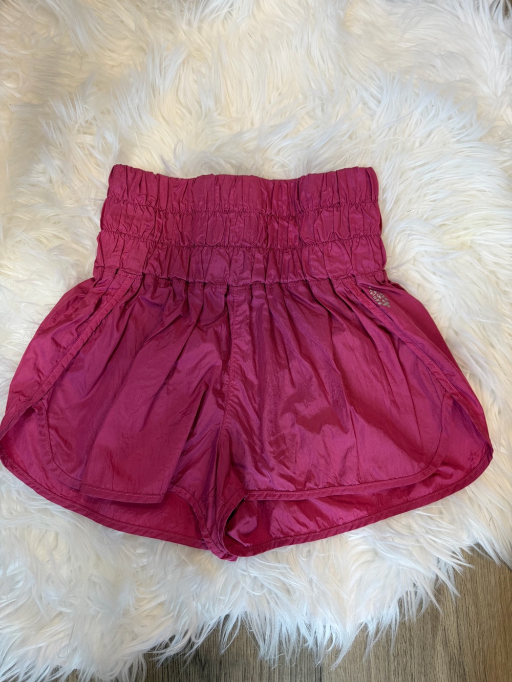 FP Movement by Free People High-Waist Hot Pink Athletic Shorts
